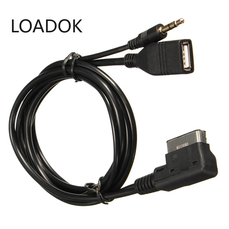 

5pcs Car Media-in AUX/USB Input Audio Interface Cable Adapter for Benz
